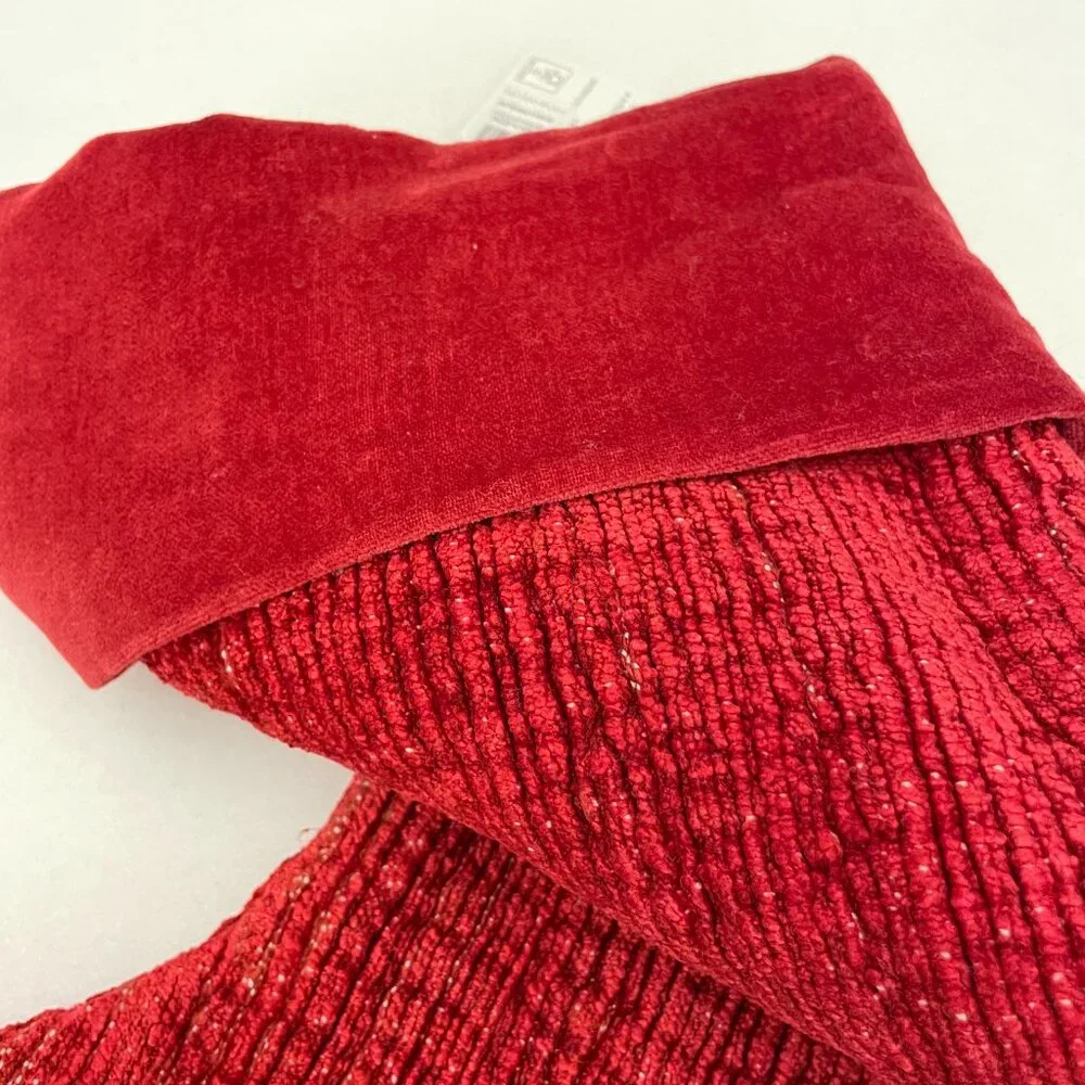 Pottery Barn Textured Chenille Christmas Stocking - Picture 6 of 6